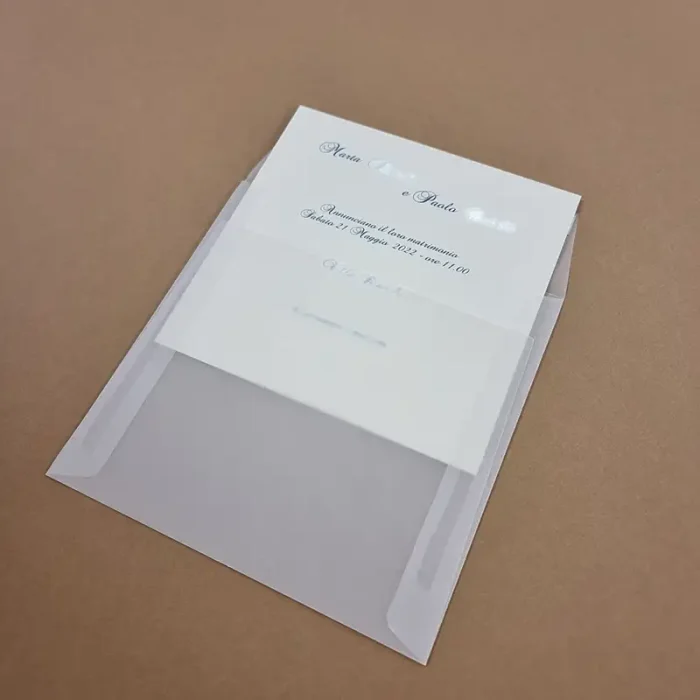 partecipazioni matrimonio buste pergamena